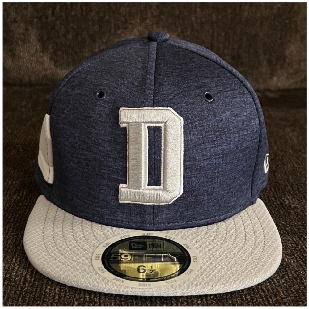 Dallas Cowboys 59FIFTY New Era Official Sideline Fitted Boys Hat Size 6 1/2